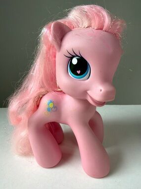 2008 My Little Pony Pinkie Pie Large 8” Styling Glitter Hair Balloons C-029A